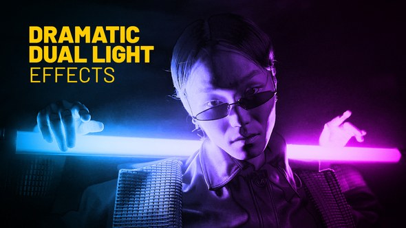 Videohive Dramatic Dual Light Effects | After Effects Elements template preview