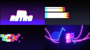 Videohive Retro Sign Titles template preview