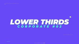 Videohive Lower Thirds: Corporate #02 Elements template preview
