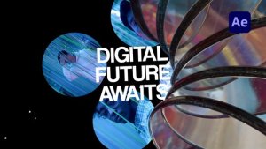 Videohive Nebula Glass Intro Openers template preview