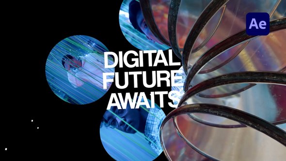 Videohive Nebula Glass Intro Openers template preview