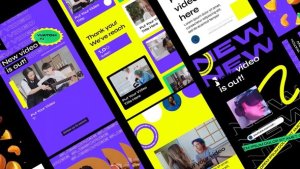 Videohive Youtube Stories Pack Product Promo template preview