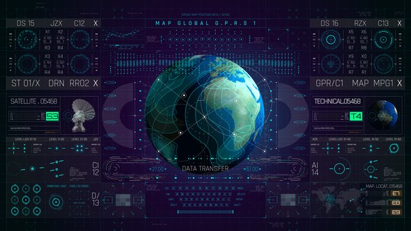 Videohive HUD PRO GPRS1 Elements template preview