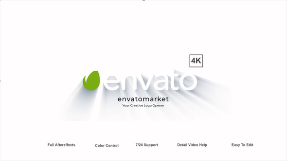 Videohive Stroke White Logo Reveal Logo Stings template preview