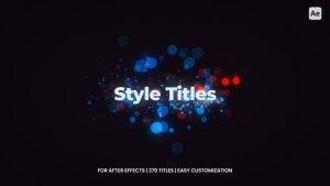 Videohive Style Titles For After Effects Titles template preview
