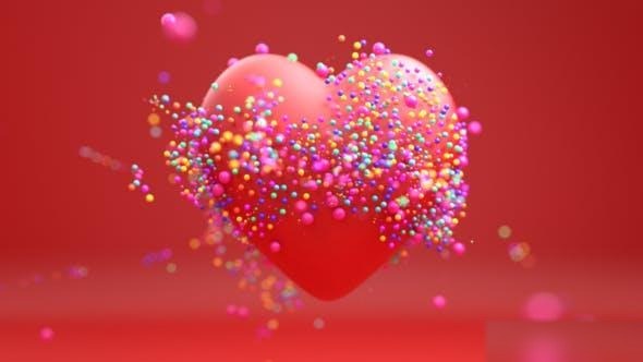 Videohive Heart wish logo Reveal Logo Stings template preview