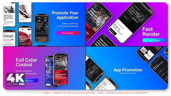 Videohive Extra Application Promotion | A09 Product Promo template preview