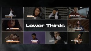 Videohive Lower Thirds | After Effects 51623077 Titles template preview