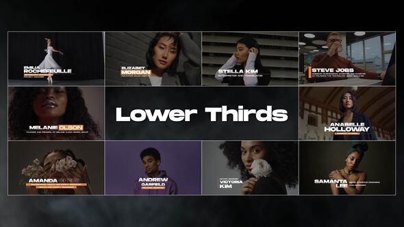 Videohive Lower Thirds | After Effects 51623077 Titles template preview