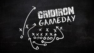 Football Chalkboard Logo Opener Video Displays template preview
