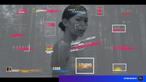 Videohive Modern Colored Stripes Titles Titles template preview