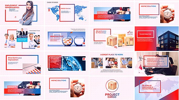 Videohive Logistics Delivery Promo 21022067 Video Displays template preview