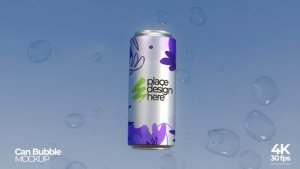 Videohive Can Bubble Mockup Product Promo template preview