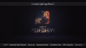 Videohive Cinematic Light Logo Reveal 2 Logo Stings template preview