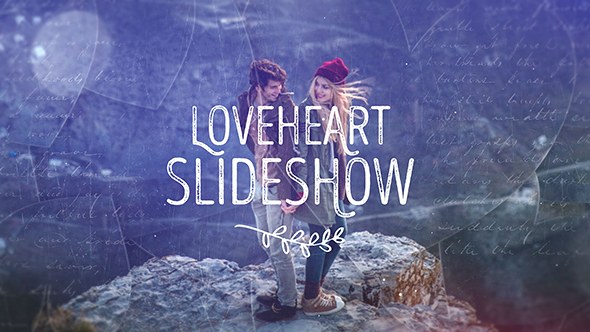 Videohive Loveheart Slideshow Openers template preview