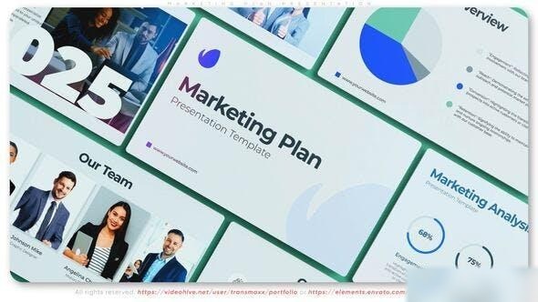 Videohive Marketing Plan Presentation Openers template preview