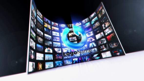 Videohive Video Wall Logo Unveil Openers template preview