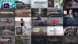 Essential Title V.2 Video Displays template preview