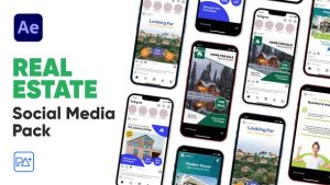 Videohive Real Estate Social Media Pack For After Effects Product Promo template preview