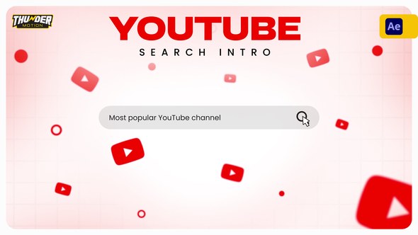 Videohive Clean Youtube Search Intro Openers template preview