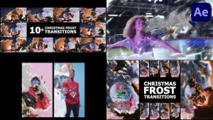 Videohive Christmas Frost Transitions | After Effects Elements template preview