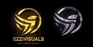 Videohive Silver & Gold Logo Reveal 2 Logo Stings template preview