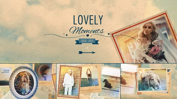 Videohive Lovely Moments 13536406 Video Displays template preview