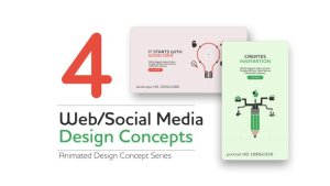 Videohive Web and Social Media Design Concept Infographics template preview