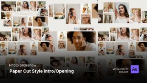 Videohive Photo Slideshow - White Minimalist Boho After Effects Project Files Elements template preview