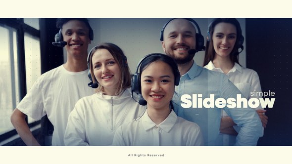 Videohive Simple Corporate Slideshow 56174822 Video Displays template preview