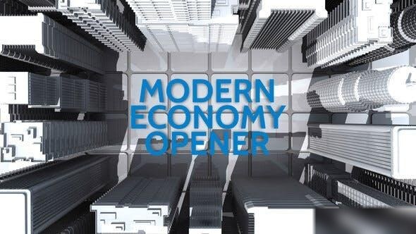 Videohive Modern Economy Opener Openers template preview