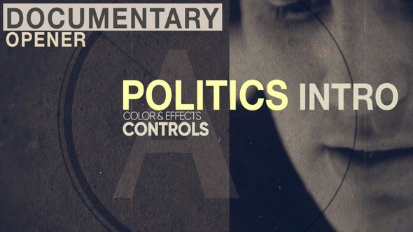 Videohive Documentary Opener - Politics Intro Openers template preview