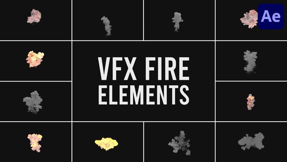 Videohive VFX Fire Elements for After Effects 52785716 Elements template preview