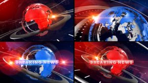 Breaking News Opener Video Displays template preview
