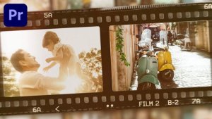Photo Film Slideshow Premiere Pro template preview