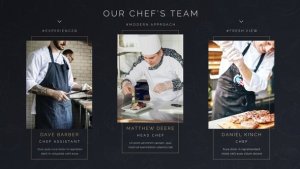 Restaurant Promo Video Displays template preview