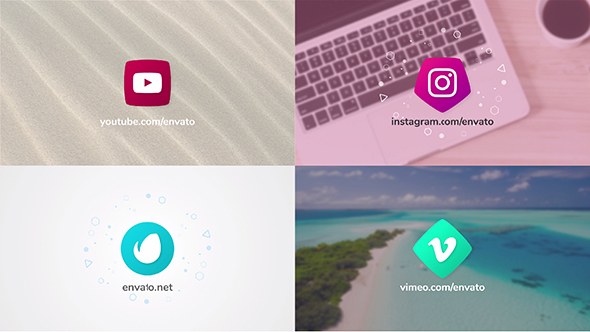Videohive Gradient Logo Reveal Logo Stings template preview