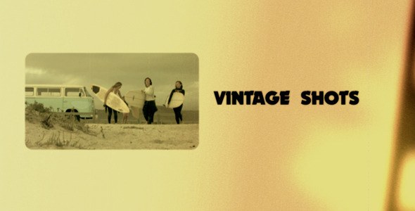 Vintage Shots Video Displays template preview