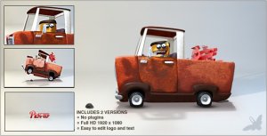 Videohive Pick-Up Logo Logo Stings template preview