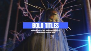 Videohive Bold Design Titles Titles template preview