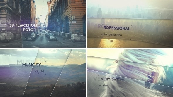 Event Modern Video Displays template preview