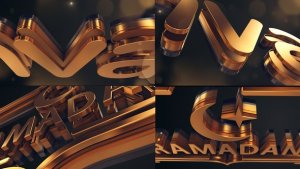 Videohive Gold Logo Reveal Logo Stings template preview