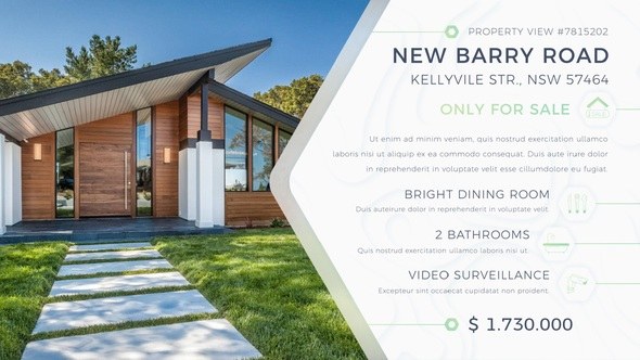 Videohive Real Estate 2 Video Displays template preview
