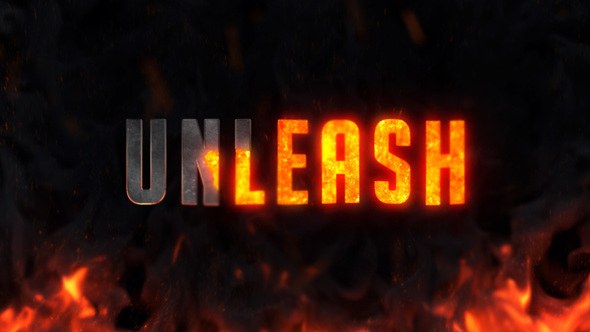 Videohive Hell Fire Titles Titles template preview