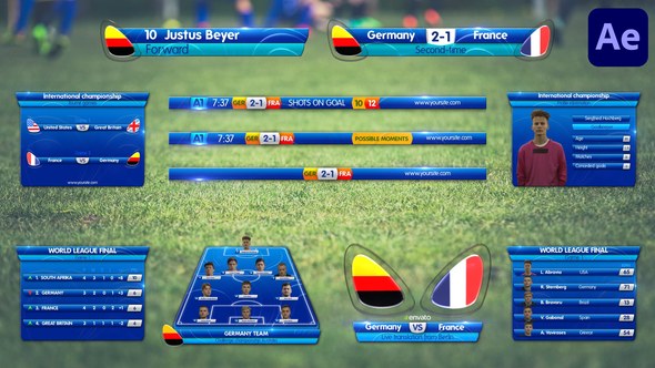 Videohive Sport Games Lower Thirds | After Effects Elements template preview