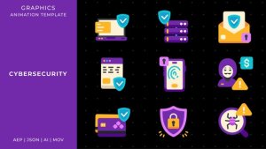 Videohive Cybersecurity graphic animation template | After Effects Elements template preview
