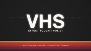 Videohive VHS Effect Toolkit Elements template preview