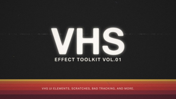 Videohive VHS Effect Toolkit Elements template preview