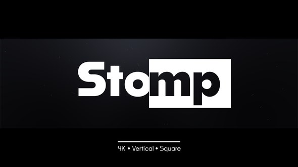 Videohive Stomp - Dynamic Typography | 3 Different Resolutions Titles template preview