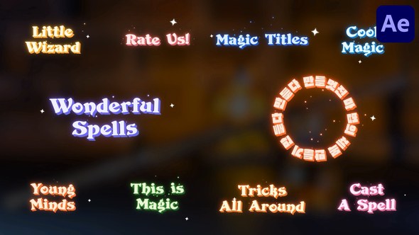 Videohive Magic Titles for After Effects 47437295 Titles template preview